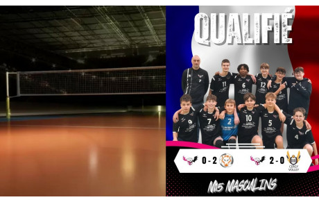 Coupe de France M15 Masculin - Qualifié pour le 3ème tour - RDV le 7 décembre 2025